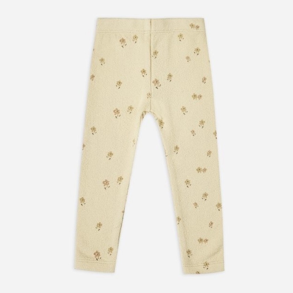 Rylee + Cru spongey knit little flowers leggings size 2-3